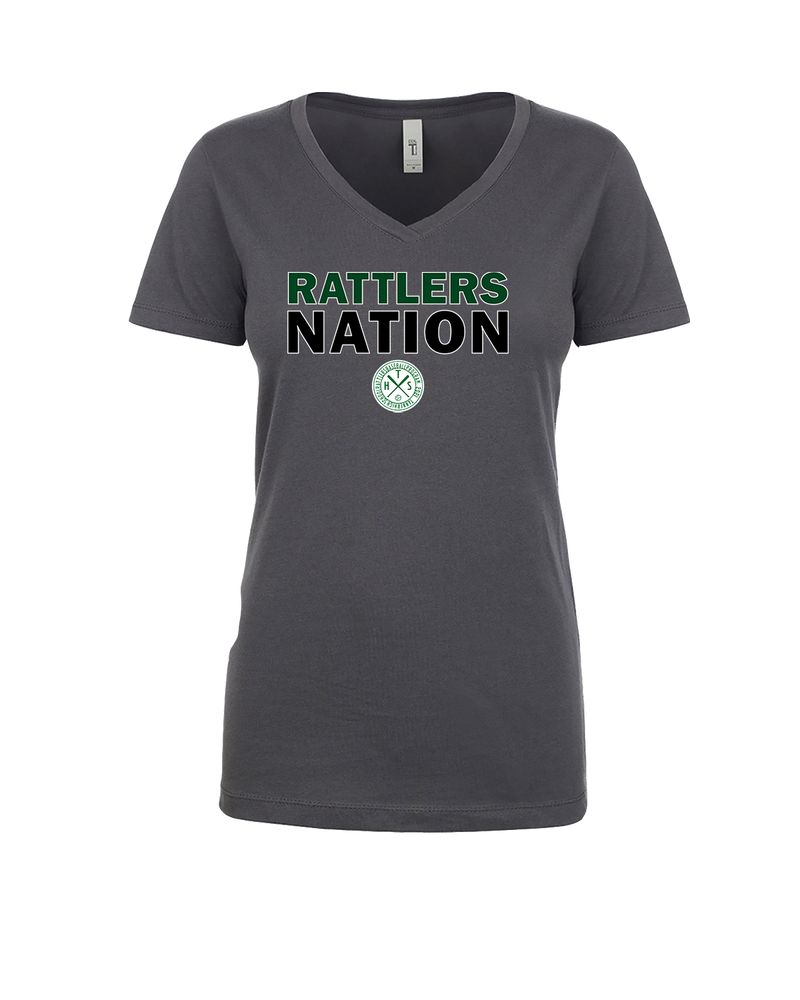 Tanner HS Baseball Nation - Womens V-Neck