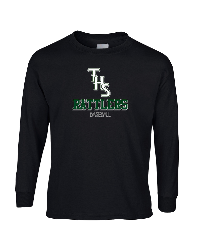 Tanner HS Baseball Shadow - Mens Basic Cotton Long Sleeve