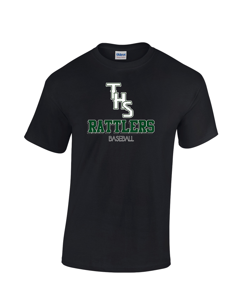 Tanner HS Baseball Shadow - Cotton T-Shirt