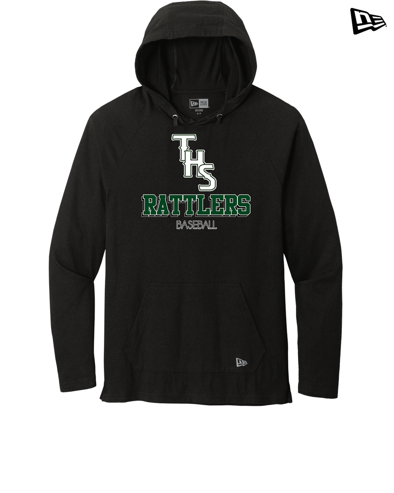 Tanner HS Baseball Shadow - New Era Tri Blend Hoodie