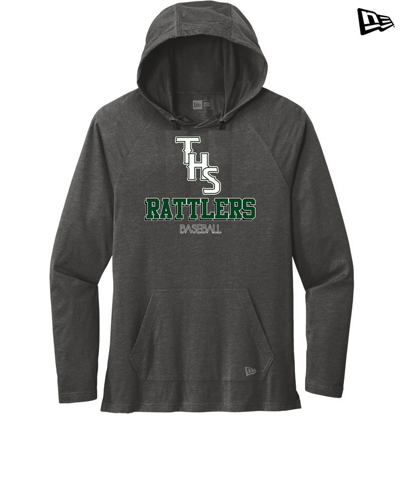 Tanner HS Baseball Shadow - New Era Tri Blend Hoodie