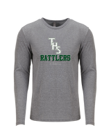 Tanner HS Baseball Shadow - Tri Blend Long Sleeve