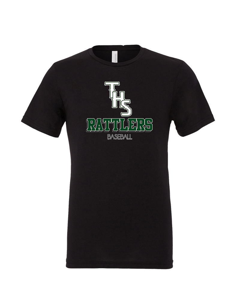 Tanner HS Baseball Shadow - Mens Tri Blend Shirt