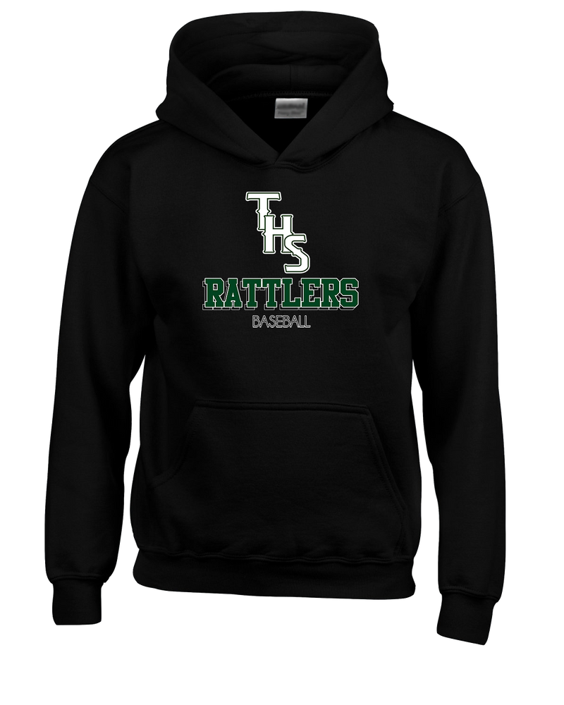 Tanner HS Baseball Shadow - Cotton Hoodie