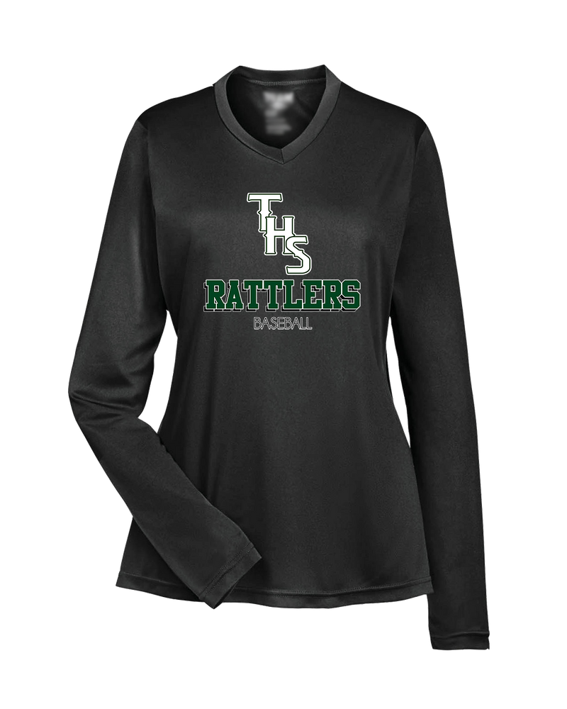 Tanner HS Baseball Shadow - Womens Performance Long Sleeve