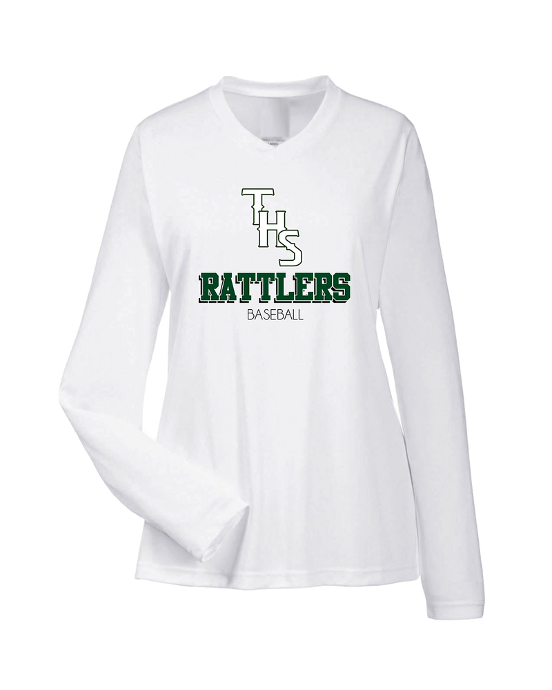 Tanner HS Baseball Shadow - Womens Performance Long Sleeve