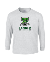 Tanner HS Baseball Stacked - Mens Basic Cotton Long Sleeve