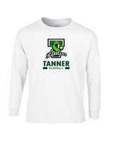 Tanner HS Baseball Stacked - Mens Basic Cotton Long Sleeve