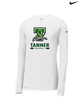 Tanner HS Baseball Stacked - Nike Dri-Fit Poly Long Sleeve