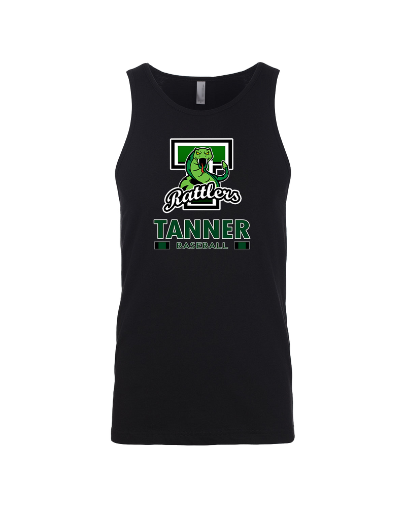 Tanner HS Baseball Stacked - Mens Tank Top