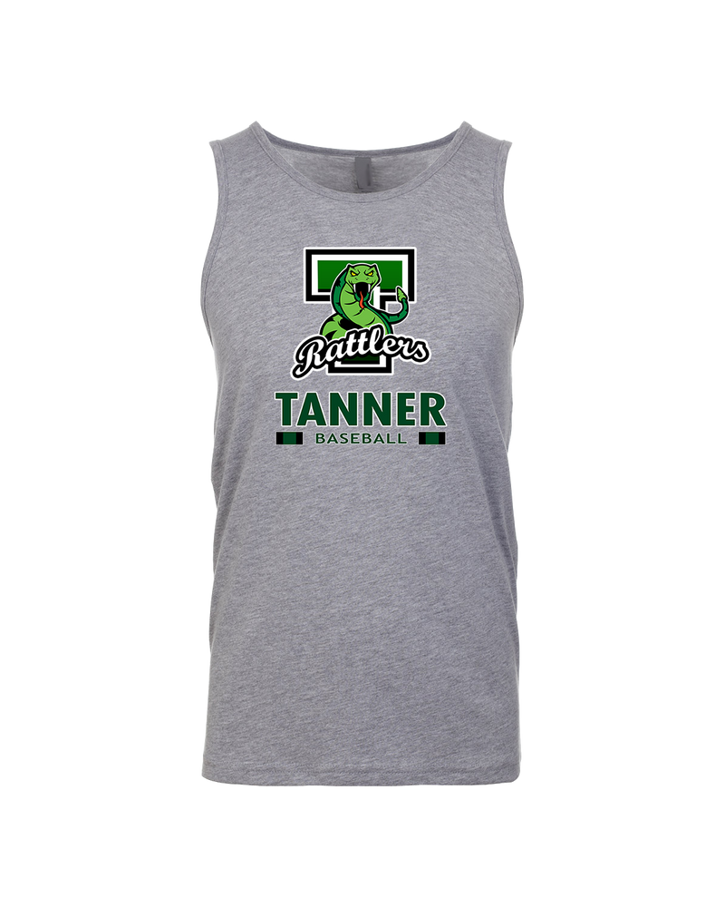 Tanner HS Baseball Stacked - Mens Tank Top