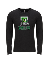 Tanner HS Baseball Stacked - Tri Blend Long Sleeve