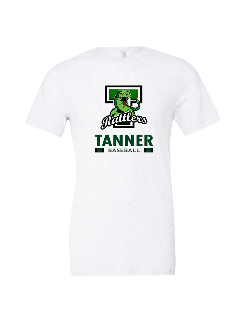 Tanner HS Baseball Stacked - Mens Tri Blend Shirt