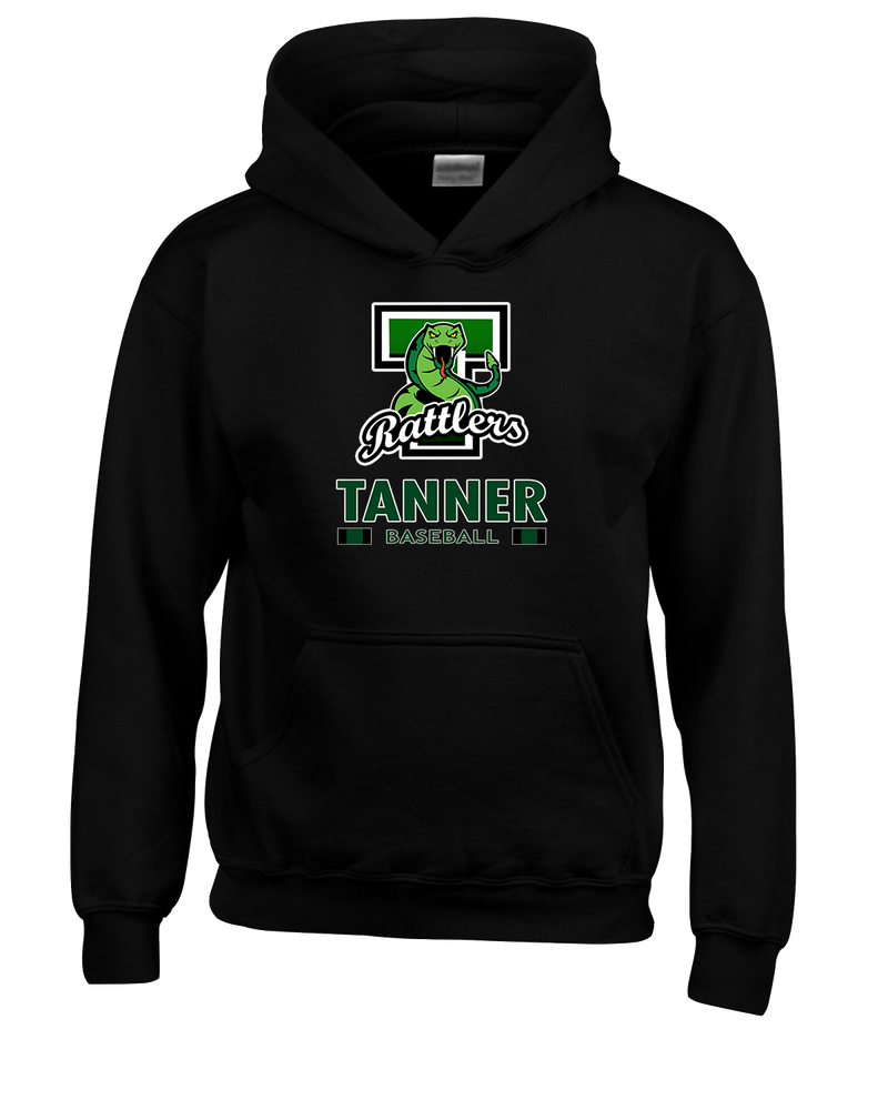 Tanner HS Baseball Stacked - Cotton Hoodie