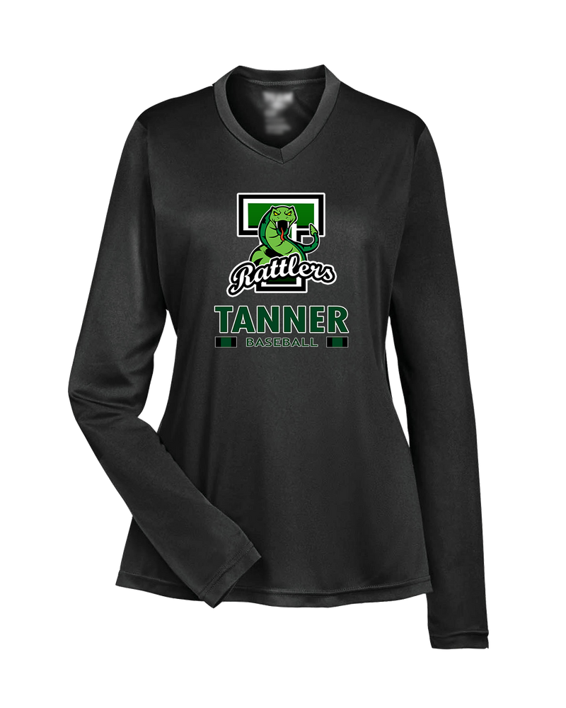 Tanner HS Baseball Stacked - Womens Performance Long Sleeve