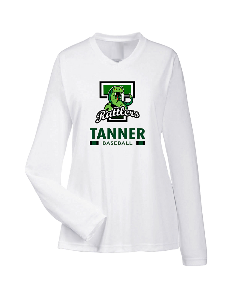 Tanner HS Baseball Stacked - Womens Performance Long Sleeve