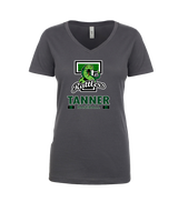 Tanner HS Baseball Stacked - Womens V-Neck