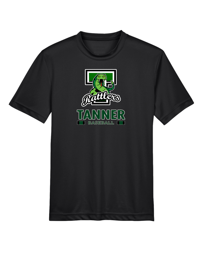 Tanner HS Baseball Stacked - Youth Performance T-Shirt