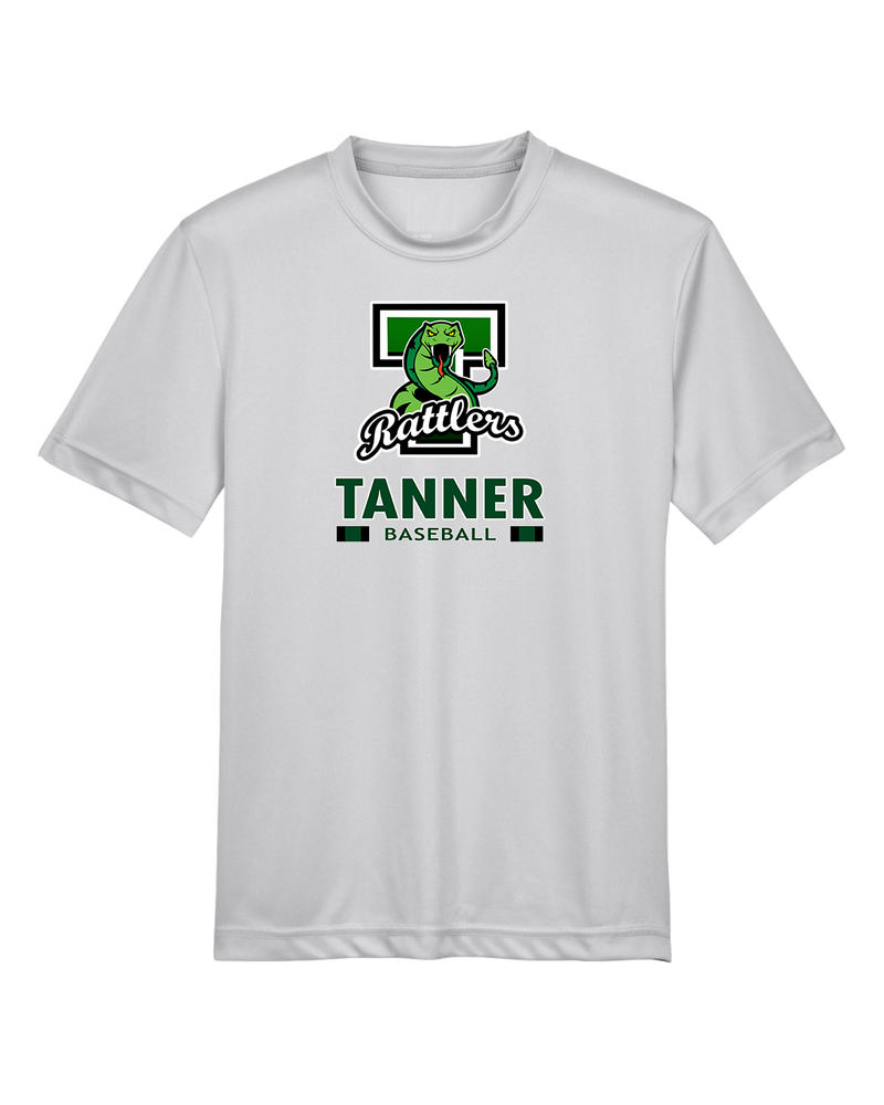 Tanner HS Baseball Stacked - Youth Performance T-Shirt