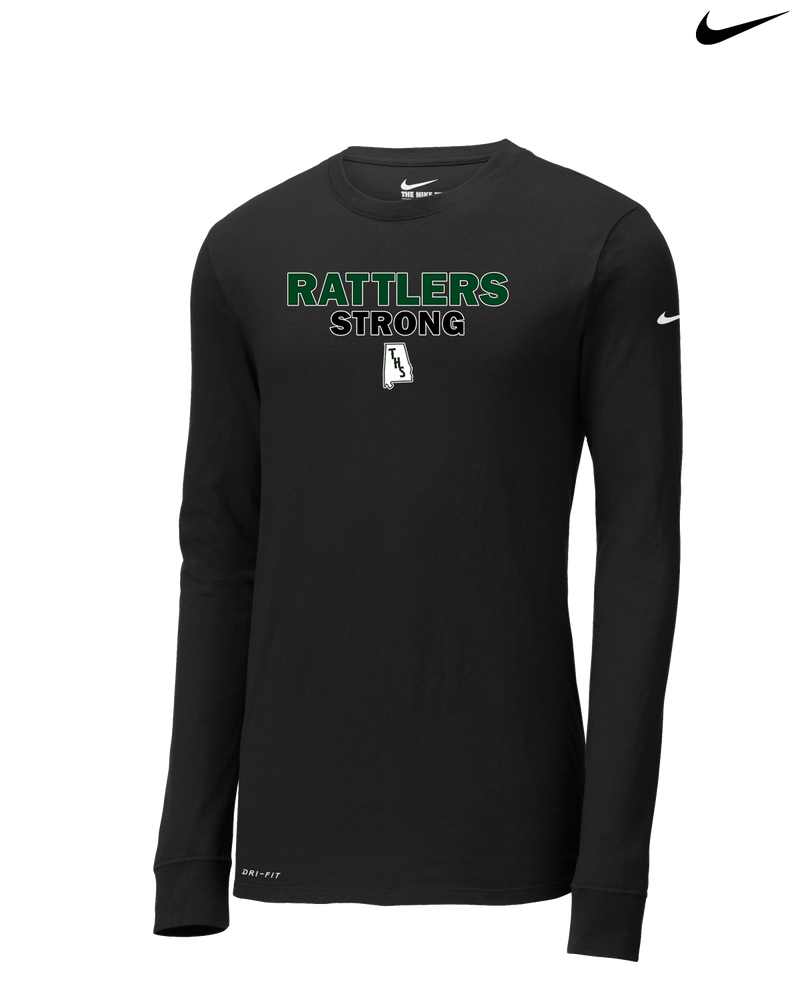 Tanner HS Baseball Strong - Nike Dri-Fit Poly Long Sleeve