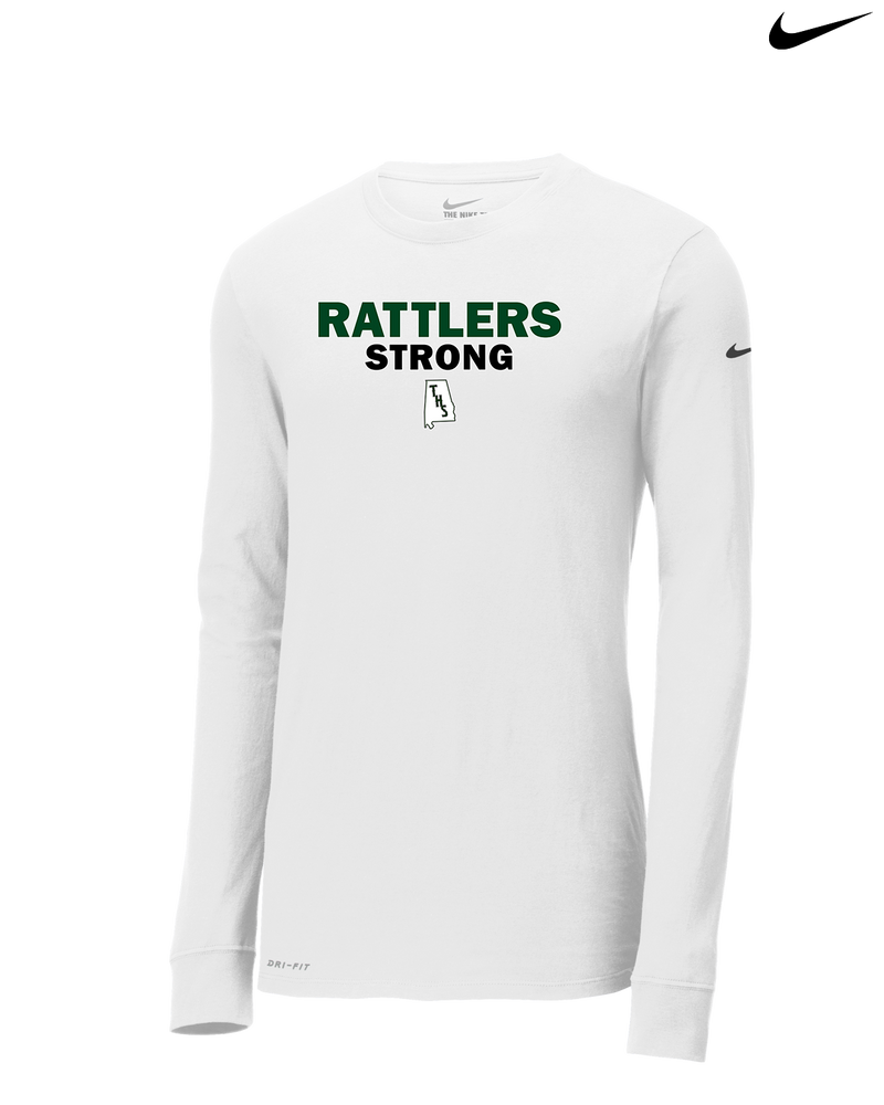 Tanner HS Baseball Strong - Nike Dri-Fit Poly Long Sleeve