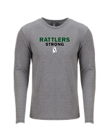 Tanner HS Baseball Strong - Tri Blend Long Sleeve