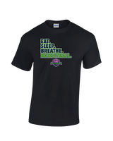 The GO Basketball Club Eat Sleep Breathe - Cotton T-Shirt