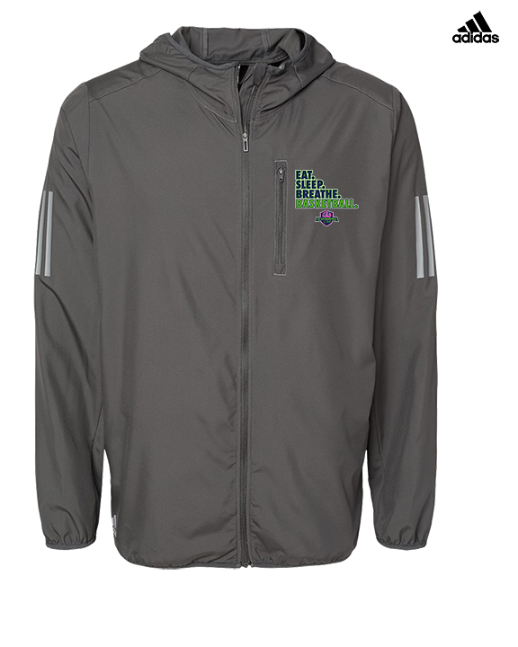 The GO Basketball Club Eat Sleep Breathe - Mens Adidas Full Zip Jacket