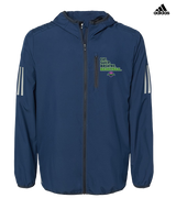 The GO Basketball Club Eat Sleep Breathe - Mens Adidas Full Zip Jacket