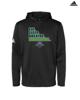 The GO Basketball Club Eat Sleep Breathe - Mens Adidas Hoodie