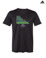 The GO Basketball Club Eat Sleep Breathe - Mens Adidas Performance Shirt