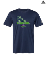 The GO Basketball Club Eat Sleep Breathe - Mens Adidas Performance Shirt