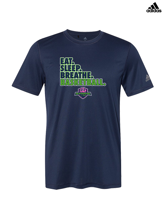 The GO Basketball Club Eat Sleep Breathe - Mens Adidas Performance Shirt