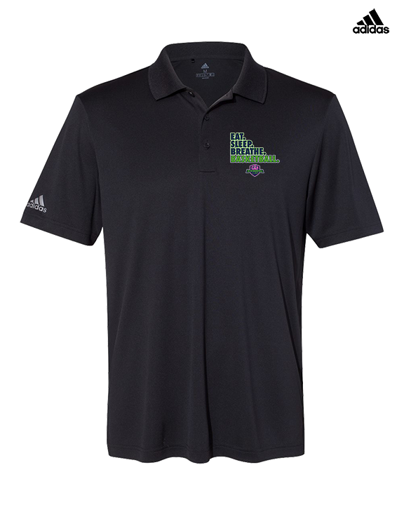 The GO Basketball Club Eat Sleep Breathe - Mens Adidas Polo