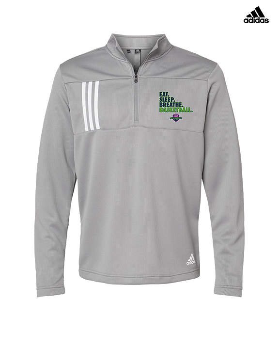 The GO Basketball Club Eat Sleep Breathe - Mens Adidas Quarter Zip