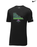 The GO Basketball Club Eat Sleep Breathe - Mens Nike Cotton Poly Tee