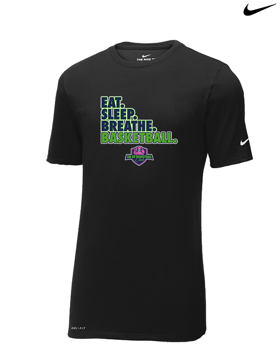 The GO Basketball Club Eat Sleep Breathe - Mens Nike Cotton Poly Tee