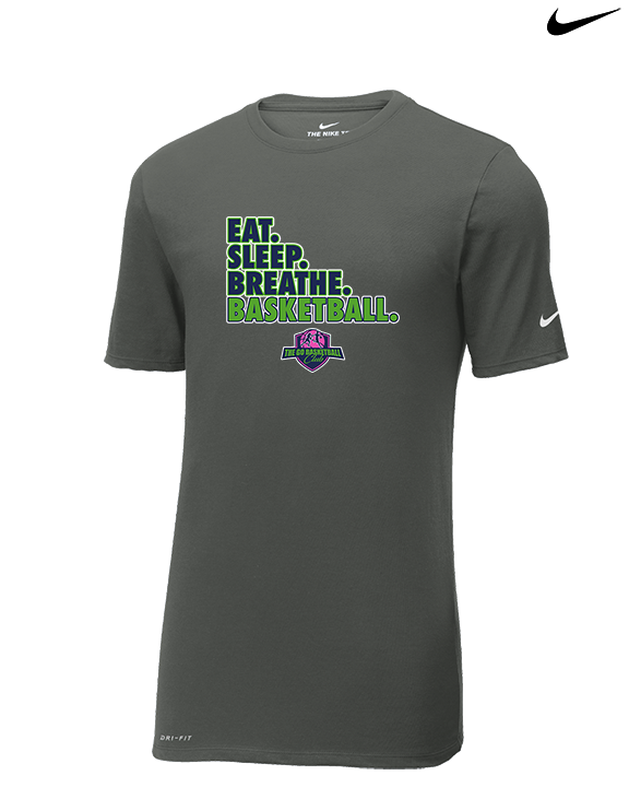 The GO Basketball Club Eat Sleep Breathe - Mens Nike Cotton Poly Tee