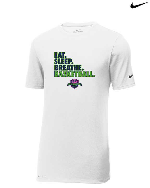 The GO Basketball Club Eat Sleep Breathe - Mens Nike Cotton Poly Tee