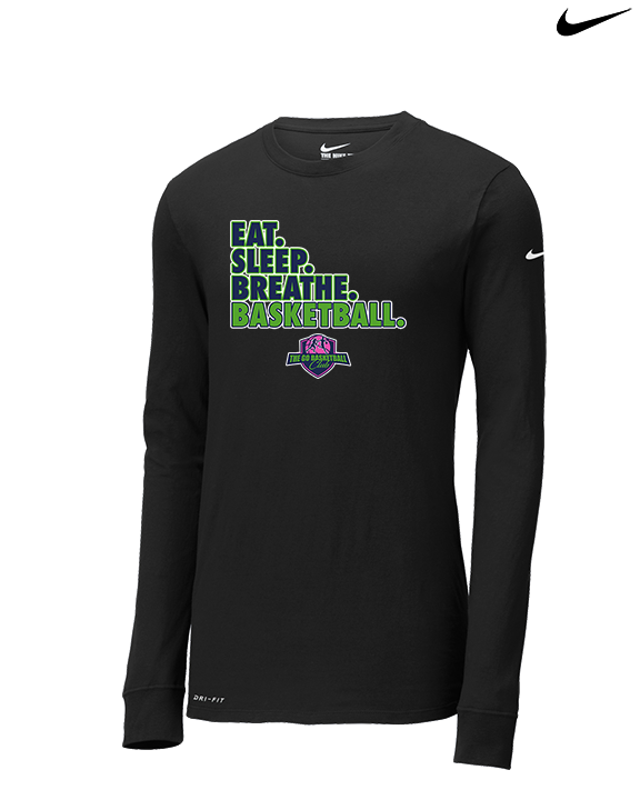 The GO Basketball Club Eat Sleep Breathe - Mens Nike Longsleeve