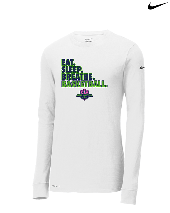 The GO Basketball Club Eat Sleep Breathe - Mens Nike Longsleeve