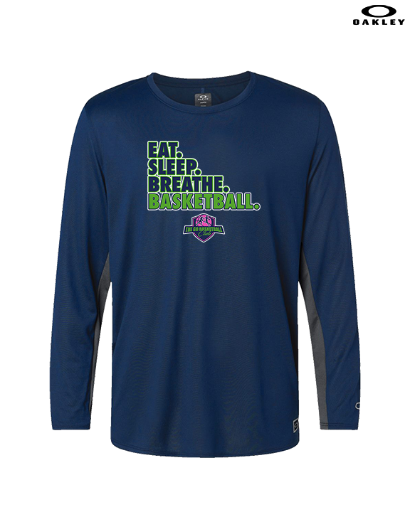 The GO Basketball Club Eat Sleep Breathe - Mens Oakley Longsleeve