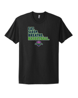 The GO Basketball Club Eat Sleep Breathe - Mens Select Cotton T-Shirt