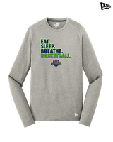 The GO Basketball Club Eat Sleep Breathe - New Era Performance Long Sleeve