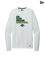 The GO Basketball Club Eat Sleep Breathe - New Era Performance Long Sleeve