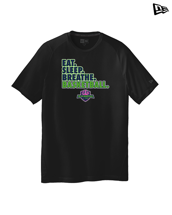 The GO Basketball Club Eat Sleep Breathe - New Era Performance Shirt