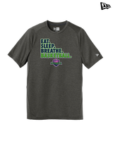 The GO Basketball Club Eat Sleep Breathe - New Era Performance Shirt