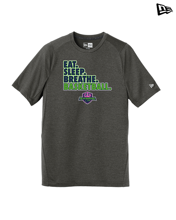 The GO Basketball Club Eat Sleep Breathe - New Era Performance Shirt