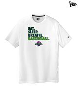 The GO Basketball Club Eat Sleep Breathe - New Era Performance Shirt