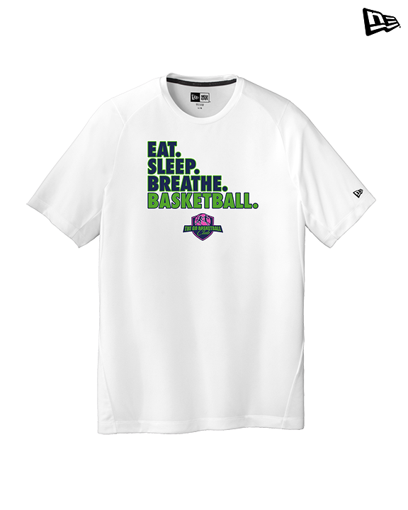 The GO Basketball Club Eat Sleep Breathe - New Era Performance Shirt